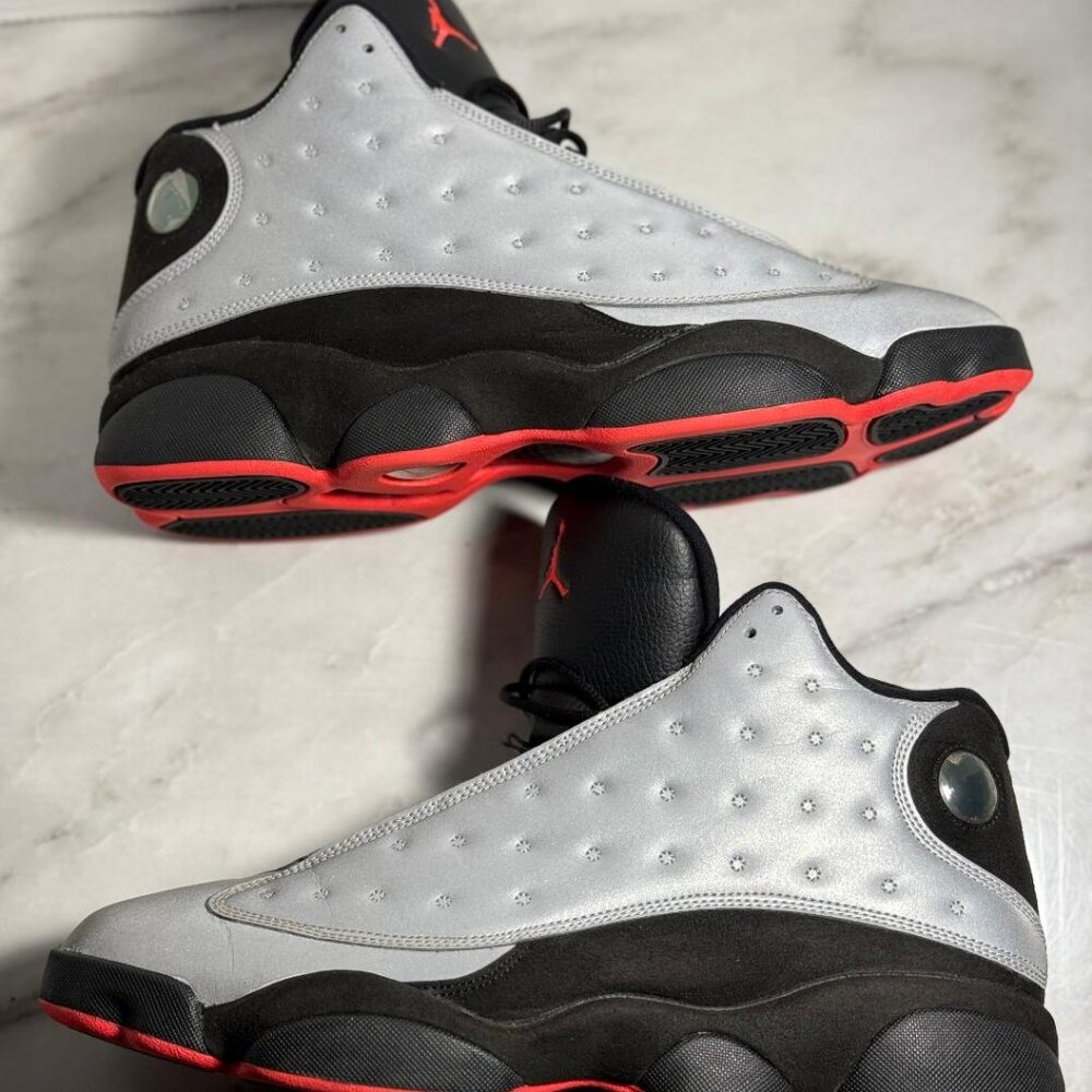 Jordan 13 Reflective Silver Great Condition non-og box sz: 12 - Picture 5 of 10
